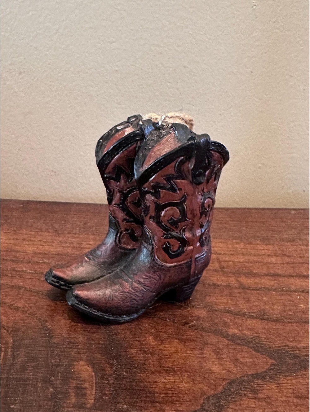 Western Cowboy Boots Christmas Ornament